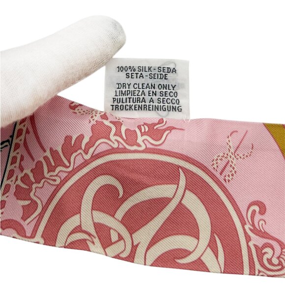 Hermès Ex-Libris Silk Scarf 100% Silk - Picture 11 of 11
